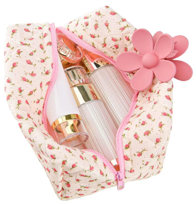 Floral Makeup Bag